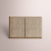 Liromelle Shagreen Sideboard — TAUPE SHAGREEN/GREIGE BRUSHED OAK / DOOR 48