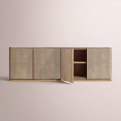 TAUPE SHAGREEN/GREIGE BRUSHED OAK