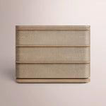 Liromelle Shagreen Closed Nightstand — TAUPE SHAGREEN/GREIGE BRUSHED OAK / 32