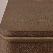 Liromelle Shagreen Closed Nightstand