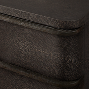 Liromelle Shagreen Closed Nightstand