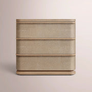 Liromelle Shagreen Closed Nightstand — TAUPE SHAGREEN/GREIGE BRUSHED OAK / 26