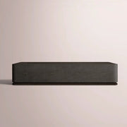 Liromelle Shagreen Rectangular Plinth Coffee Table — EBONY SHAGREEN/BLACK BRUSHED OAK / 64