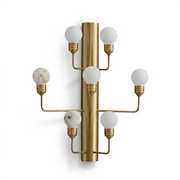 Raggiera Alabaster Globe Wall Sconce
