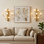 Raggiera Alabaster Globe Wall Sconce