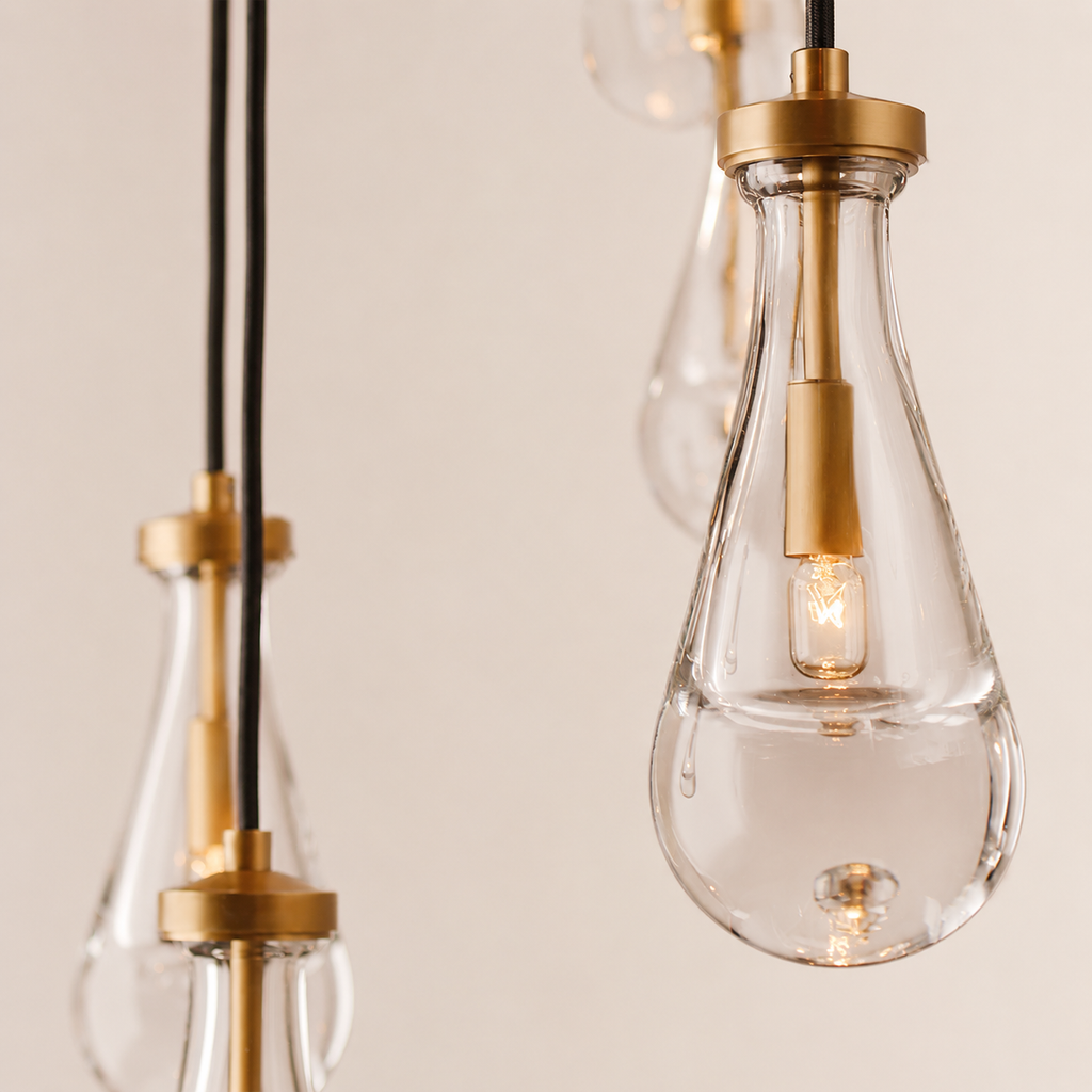 Aurelia Rain Round Chandelier 18"D