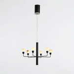 Ramelle Alabaster Tiered Branch Chandelier