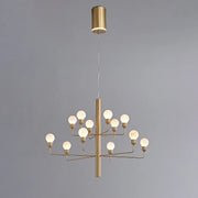 Ramelle Alabaster Tiered Branch Chandelier