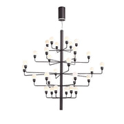 Ramelle Alabaster Tiered Branch Chandelier