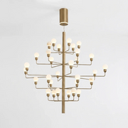 Ramelle Alabaster Tiered Branch Chandelier