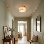 Round Rivage Alabaster Ceiling Lamp