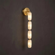 Rivelle Beaded Alabaster Wall Sconce