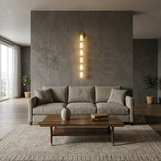 Rivelle Beaded Alabaster Wall Sconce