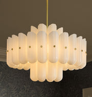 Lorna Glass Double Tier Chandelier 25