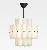 Lorna Glass Double Tier Chandelier 25