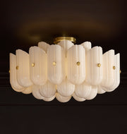 Lorna Glass Double Tier Flush Mount 25