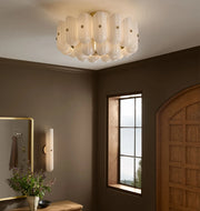 Lorna Glass Double Tier Flush Mount 25