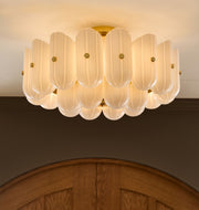 Lorna Glass Double Tier Flush Mount 25