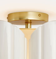 Lorna Glass Flush Mount 16