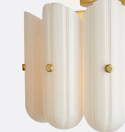 Lorna Glass Flush Mount 16