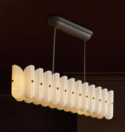 Lorna Glass Linear Chandelier 55