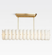 Lorna Glass Linear Chandelier 55