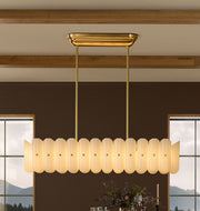 Lorna Glass Linear Chandelier 55