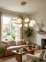 Round Trinidad Alabaster Chandelier — image 10