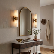 Alabaster Dualis Cylindrical Wall Sconce