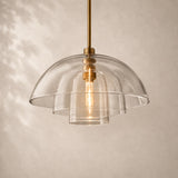 Blumara Layered Glass Pendant 18