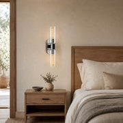 Harlin 2-Light Wall Sconce in Clear