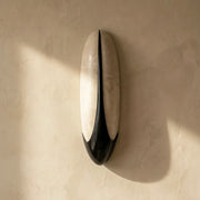 Sculptural Curved Alabaster Wall Lamp