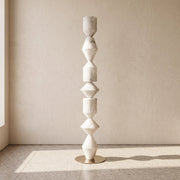 Sculptural Layered Alabaster Floor Lamp — image 15