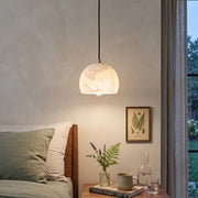 Semicircular Alabaster Pendant Light — image 2