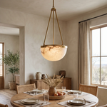 Semicircular Istar Alabaster Chandelier — image 2