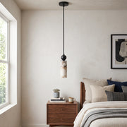 Solenne Alabaster Cylinder Pendant Light