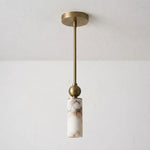 Solenne Alabaster Cylinder Pendant Light