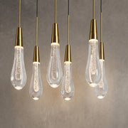 Soltaire Glass Linear Chandelier 87