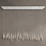 Soltaire Glass Linear Chandelier 87