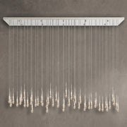 Soltaire Glass Linear Chandelier 87