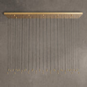 Soltaire Glass Linear Chandelier 87