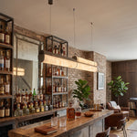 Stelline Alabaster Linear Pendant Light