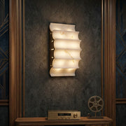 Stepped Arched Alabaster Wall Lamp