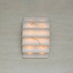 Stepped Arched Alabaster Wall Lamp
