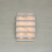 Stepped Arched Alabaster Wall Lamp