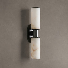 Harlin 2-Light Wall Sconce in Alabaster