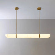 Sylvi Linear Alabaster Trough Chandelier