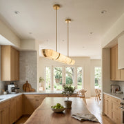 Sylvi Linear Alabaster Trough Chandelier