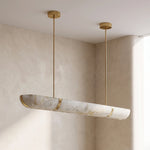 Sylvi Linear Alabaster Trough Chandelier