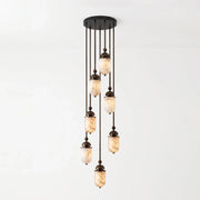 Tamsin Capsule Alabaster Rod Pendant Lamp